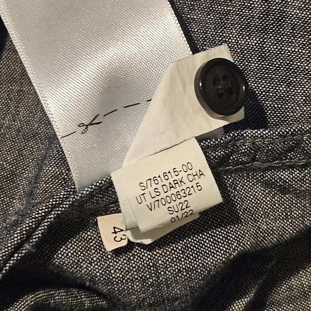 Banana Republic Charcoal Button-Down Shirt